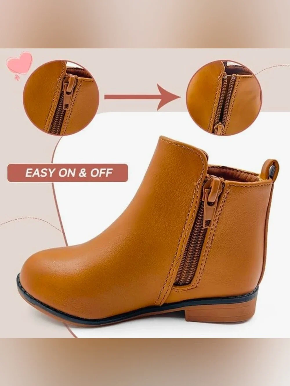 New Toddler Girls Ankle Boots
